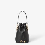 FENDI Mon Tresor Black leather mini-bag